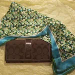 Coach Signature Slim Envelope Wallet